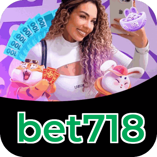 Interface do aplicativo bet718 mostrando jogos disponíveis no iOS e Android